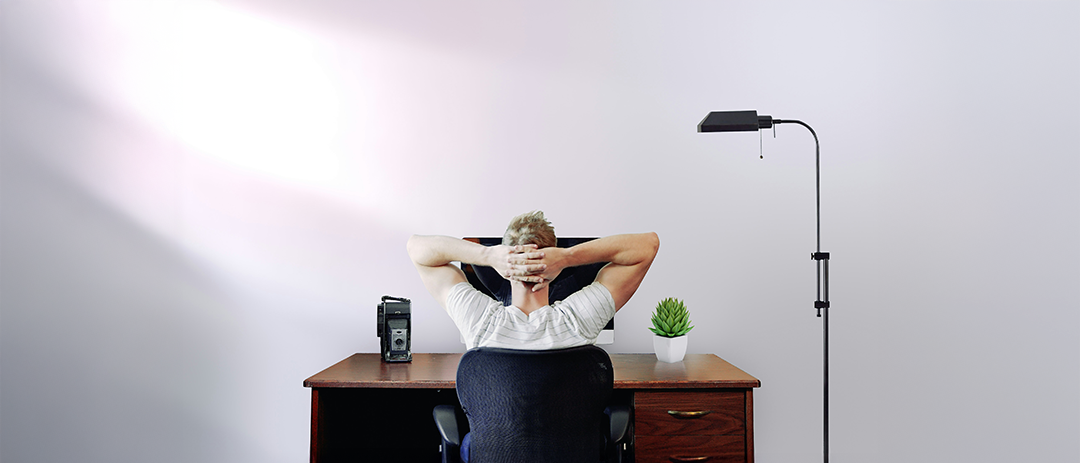 Man contemplating life choices